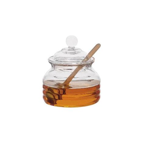 ANDREA HOUSE MS24551 Tarro Vidrio Miel C/Cuchara 300Ml - ref: MS24551