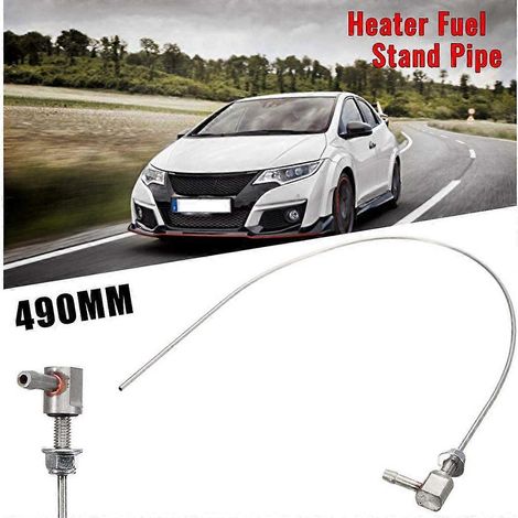 Tuyau de jauge à carburant de 4,9 cm avec clip de fixation pour réservoir de carburant diesel (voiture). (1/4)