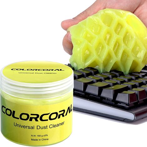 Gel Nettoyant Universel - Pour Clavier Pc Et Laptop - Vents De Voiture Et Appareils Électroniques - 100 G (1/5)