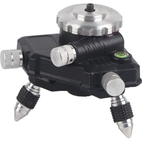 Attacco standard a 360 gradi in lega di alluminio per treppiede con filettatura da 1/4" per livella laser (1/4)