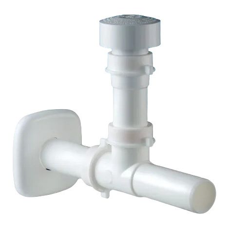 Valvola automatica antitraboccamento "Glu-Glu Stop" per lavabo e bidet, diametro 40 mm