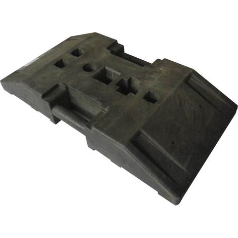 Taliaplast – Socle Taliasign 27kg – Matière recyclée haute densité – Compatible avec mâts jusqu'à 3,5m – 521810 (1/2)