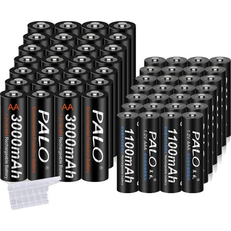 Lithium-Ionen-Akku, 800 mAh Kapazität, wiederaufladbar, 20 Stück (1/2)