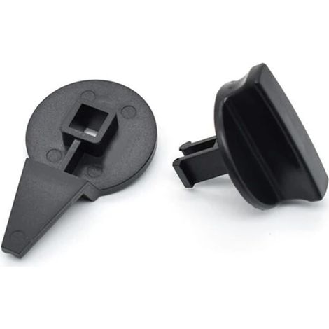 Lntyq Clips De Remplacement pour Bouton De Sécurité Triangulaire, Bouton Rotatif Clip pour Triangle De Signalisation, Triangle Présignalisation Couverture Bouton Rotatif Clip