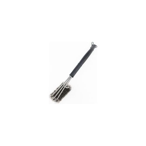 Spazzola per la pulizia del barbecue da 45 cm (18 pollici) - Strumento 3 in 1 - Accessori per la pulizia del barbecue - Pulizia ottimale - 1 pezzo - Crezuo