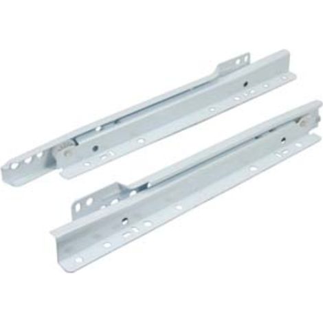 Guide scorrevoli per cassetti con rulli teflon bianche - cm.35 (art.4001 36 2) 1 paio Omge