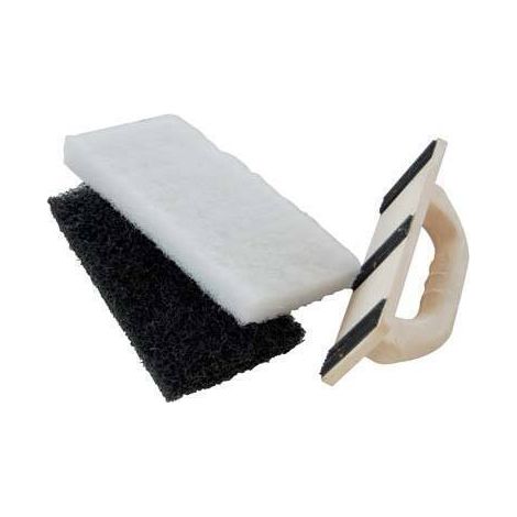 frattone in fibra per pulitura piastrelle   25x12 cm