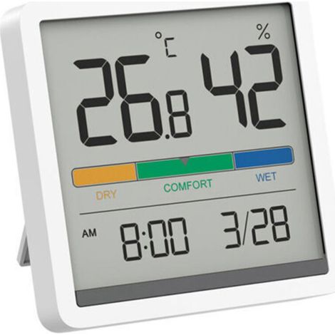 Petit thermomètre d'intérieur, pièces détachées pour réfrigérateur, hygromètre de haute précision, moniteur de température et d'humidité, hygromètre numérique d'intérieur pour un confort accru