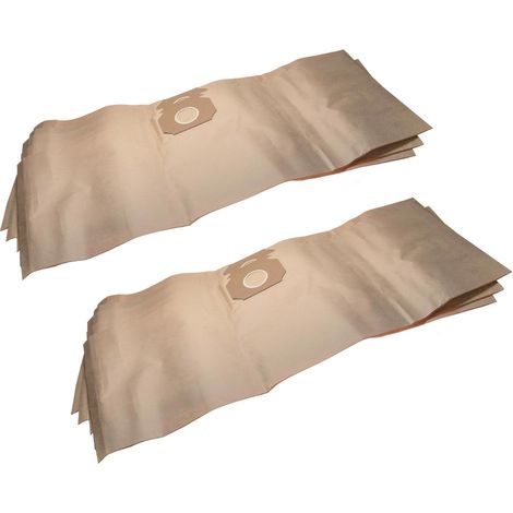 vhbw 10x sacchetti sostituisce Thomas 450, 787114, 787179 per aspirapolvere - in carta, 90.9cm x 38.15cm, marrone