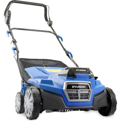 Balai-brosse à gazon synthétique sans fil Hyundai 40 V 380 mm 2 batteries 4Ah HY2197