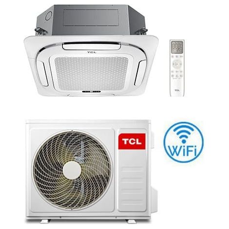Climatizzatore Condizionatore TCL Cassetta 4 Vie Compact WiFi R32 9000 BTU MN09SS2 INVERTER Classe A++/A+