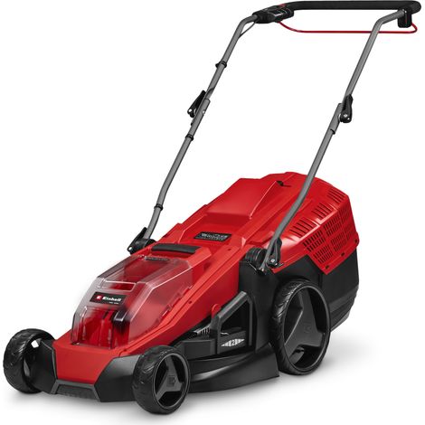 Einhell Akku-Rasenmäher GE-CM 36/43 Li M-Solo Power X-Change (36 V, 43 cm Schnittbreite, bis 600 m², Brushless, Mulchfunktion, 63L Fangkorb, 25-75 mm Schnitthöhe, ohne Akku) (1/5)