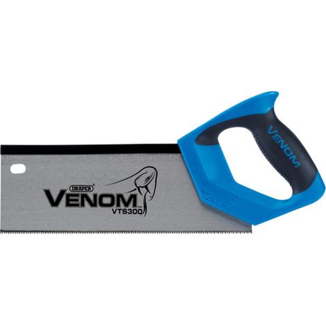 Draper Venom 82200 - Sega a tenone 12PPI, lunghezza lama 300 mm, blu (1/4)