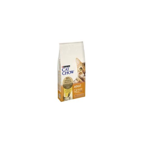 CAT CHOW Croquettes Chat Adulte Riche en Poulet (1/4)