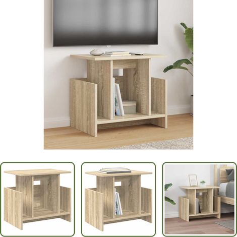 TV-Ständer Holzwerkstoff - TV-Ständer Sonoma-Eiche 50 x 35 x 45 cm Holzwerkstoff (1/5)