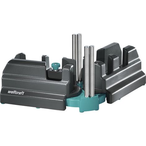 wolfcraft - Fausse Équerre et Boîte à Onglet - Hauteur de Plinthes jusqu'à 100 mm. Angles de 85 à 180° - réf. 6948200