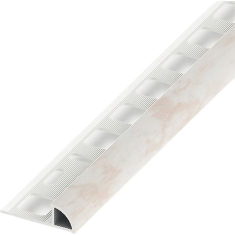 Profilo ad Angolo Jolly PVC Rosa Marmorizzato Mm 8 x 2 5 M 5 Pezzi Alfer