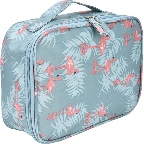 Trousse De Toilette - Nylon Imperméable - Grande Capacité - Pour Voyage Famille Camping Gym - 1 Pièce (1/5)