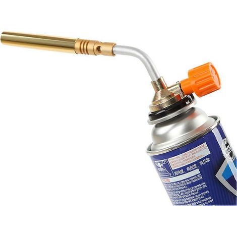 Brûleur à butane pour soudage, pistolet à flamme pour brasage, lance-flammes, pistolet à chaleur portable pour camping et barbecue en extérieur (1/4)