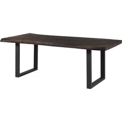 Baumtisch Mango 240x100x77 grau lackiert / U-Beine anthrazit matt FREEFORM 5