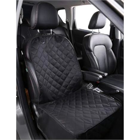 Coussin Siège Voiture Anti-Usure Animaux Chien – Ancrage Caoutchouc Antidérapant Ceinture Réglable Avant (1/5)