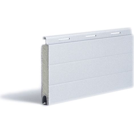 Aluminiumklinge Gerade 45mm Band 2m Farbe Weiß Cambesa