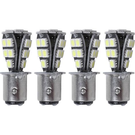 4x 1157 P21w Bay15d 5050 18 Smd Led queue frein Stop ampoule blanc (1/2)