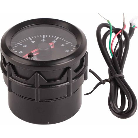 Compteur de vitesse/compte-tours à LED 7 couleurs 52 mm/2 pouces pour instruments de bord de voitures modifiés (1/5)