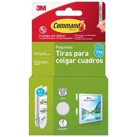 Tiras pequeñas para colgar cuadros