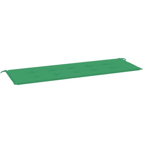 Coussin de banc de jardin，Coussin d'extérieur vert 150x50x3 cm tissu oxford CFW148845 (1/5)