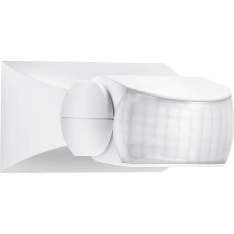 Steinel – Détecteur de mouvement PIR 120° pour intérieur et extérieur – Montage plafond ou mural – Portée 10 m – IP54 blanc