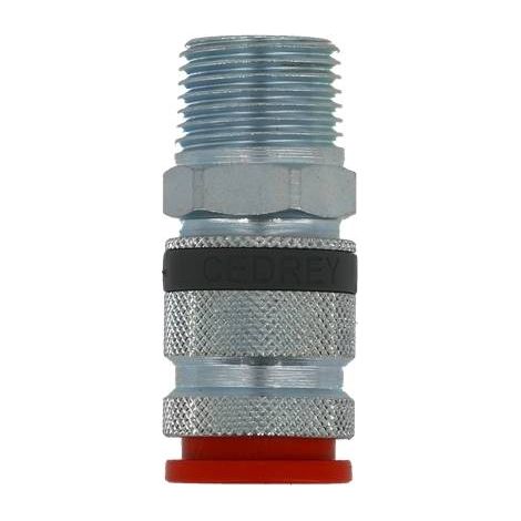 COUPLEUR RAPIDE MALE 1/2'' TYPE US MIL  CEDREY