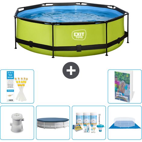 Exit Pool Rund - 300x76 cm - 7-teilig S251