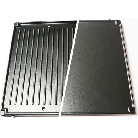 3316 Piastra In Ghisa Piena Reversibile Di Ricambio Per Barbecue Campingaz Serie