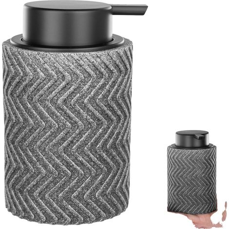 Distributeur de savon, Design géométrique, Matériaux durables, GRIS (1/5)