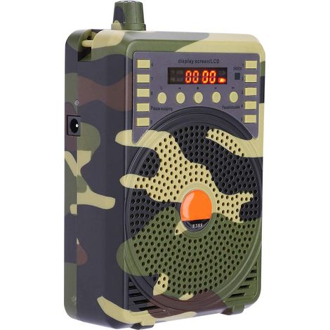 Haut-Parleur leurre d'oiseau, Haut-Parleur Mini Affichage Efficace Application Large 400 m Télécommande pour la Chasse en Plein(Prise européenne) (1/5)