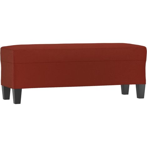 Panca/panca rosso bordeaux x 100 x 35 x 41 cm similpelle 020010624
