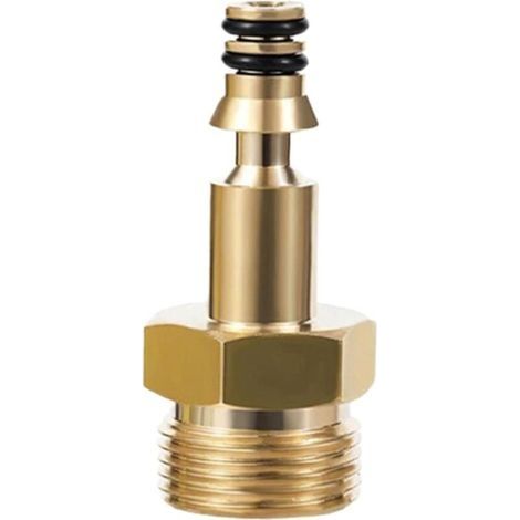 Adaptateur pour nettoyeur haute pression, connecteur rapide pour nettoyeur haute pression, remplacement direct, accessoires pour nettoyeur haute pression faciles à installer (1/4)