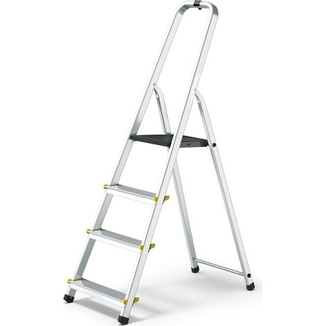 MOWA Escabeau professionnel en aluminium 4 marches