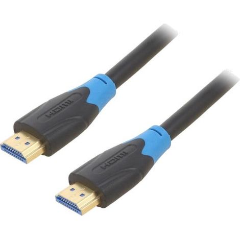 Cable HDMI 2.0 prise male des deux cotes UHD 4K 3D 3m - Noir