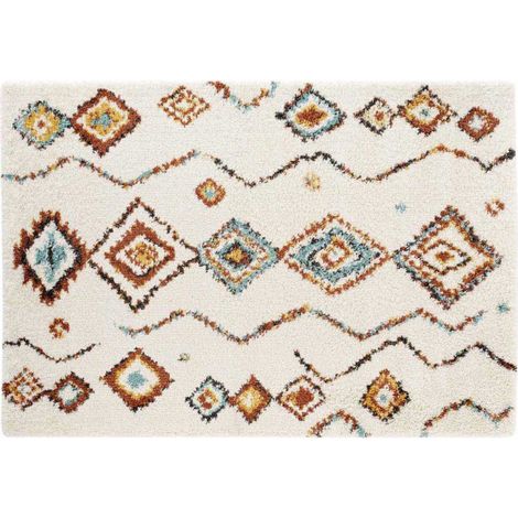 Tapis Déco Shaggy "Vasco" 160x230cm Multicolore (1/4)