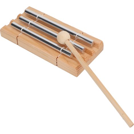 Carillons à vent trois tons pour enfants, instruments de musique éducatifs Orff, accessoires pédagogiques (1/5)