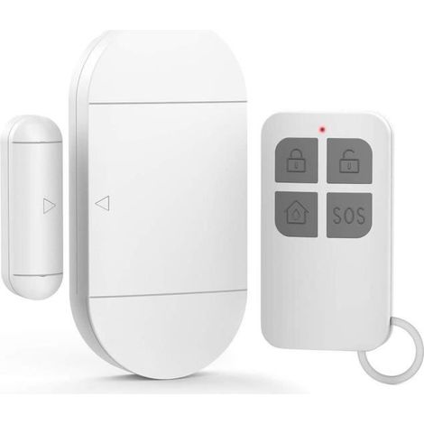 Alarme de Porte et Fenêtre - Alarme avec 130dB Sirène Facile à Installer Alarme Maison sans Fil