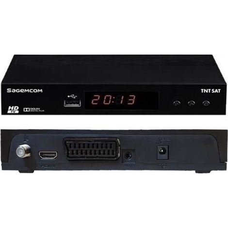 Décodeur Satellite - SAGEM - DS81HD - HDMI - SCART - TNTSAT HD