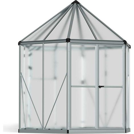 Palram - Canopia Hexa  Aluminium Gewächshaus mit Fundament  Orangerie (1/5)