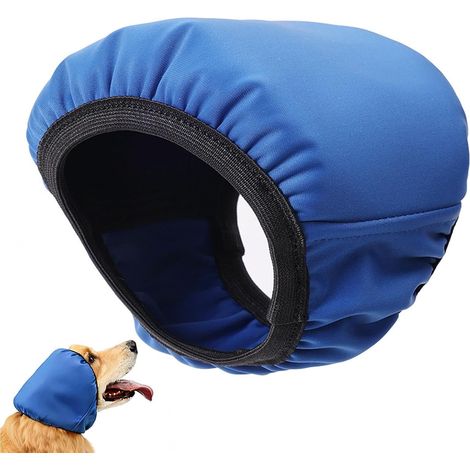 Cache-Oreilles pour Chien Couvre-Oreilles Souples et Aérés Bandage Apaisant Protecteur d'Oreilles Pour Animaux pour Grands Chiens, Toilettage d'Hiver, Apaisement et Vétérinaire (1/5)