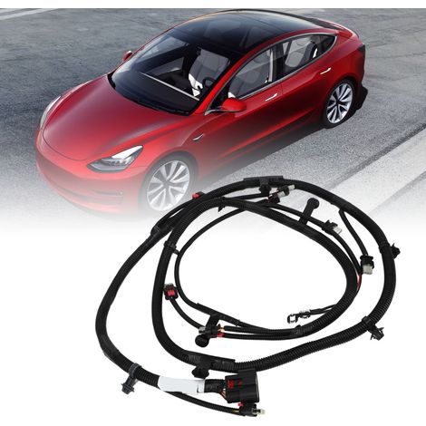 Tesla Frontstoßstangen-PDC-Parksensorkabelbaum mit Nebelscheinwerfern 2067958-00-B, passend für Tesla Model 3 von 2017 bis 2022. (1/5)