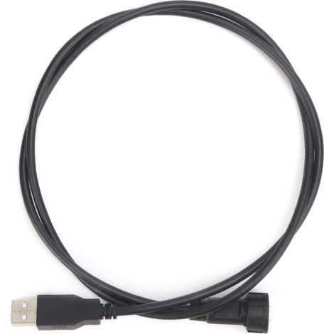 Connecteur USB étanche mâle à montage sur panneau, prise industrielle E10MC-BA-M/U2-A-M0.3M (1/5)