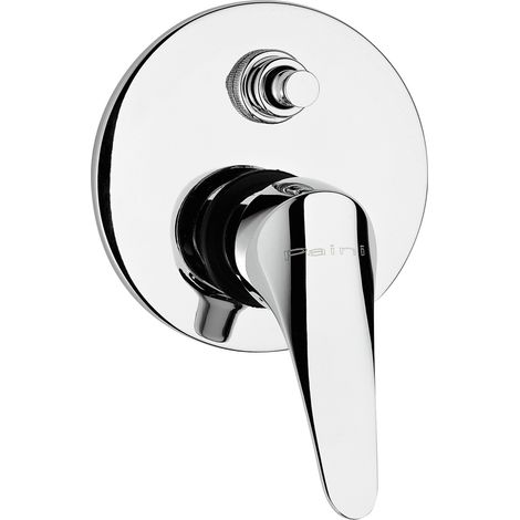 Miscelatore Rubinetto ad incasso PAINI serie PILOT per doccia con deviatore cromato cod. 04CR691