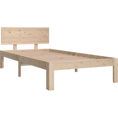 Massivholzbett 90x190 cm vidaXL (1/4)